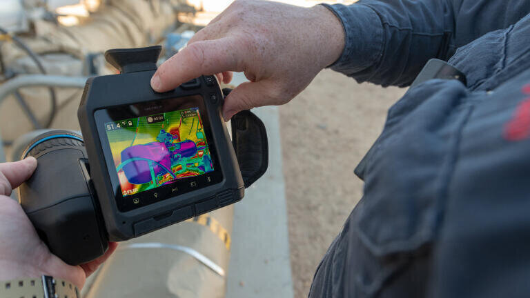 Affordable OGI Camera for Methane Detection